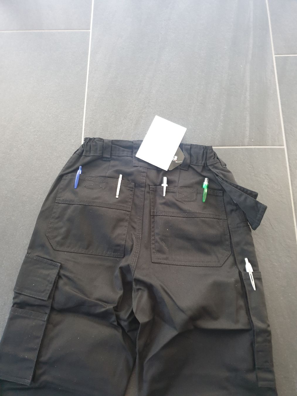 Pantaloni: Arbeitshose Gr 42 SCHWARZ (NEU) – Nuovo e nell'imballaggio originale da Bischofszell venduto da badza72 5