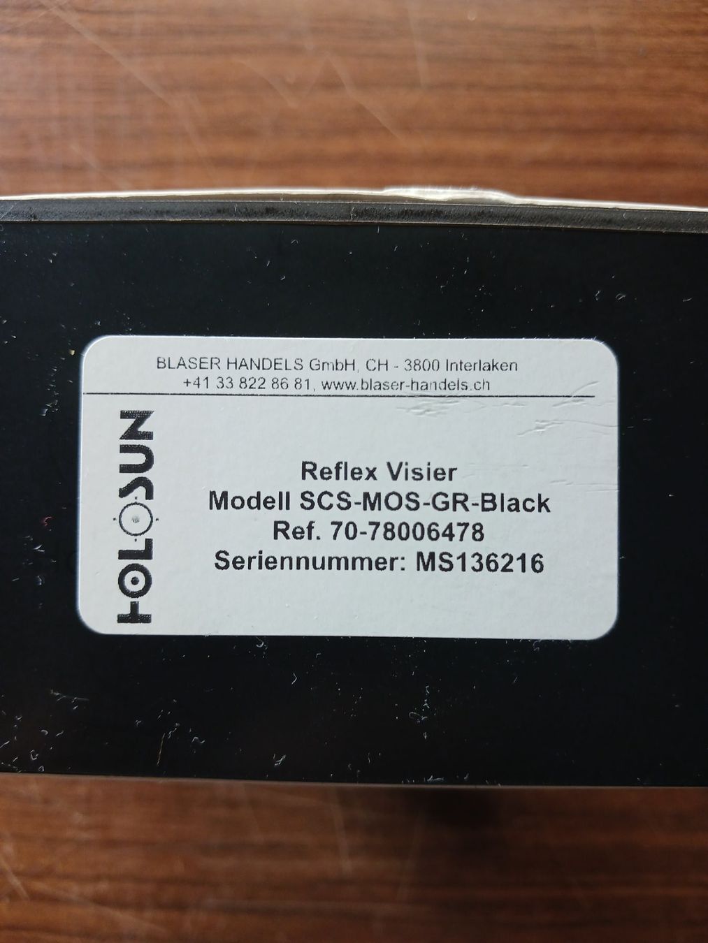 Componenti elettronici: Holosun SCS (MOS Glock) green – Usato da Courrendlin venduto da AlanTiso 3