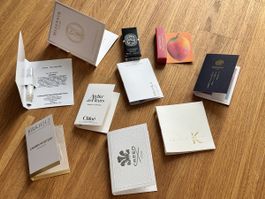 Parfum Proben Set gemischte Marken 10 Stk.