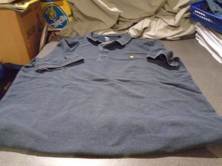 Polo-Shirt Grösse L, WE Slim Fit/Organic Cotton, blau
