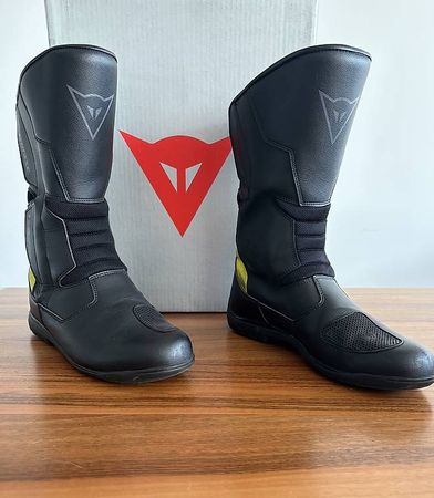 Stivali Dainese Black/Fluo-Yellow