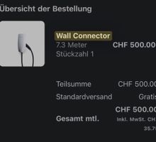 Tesla Wall Connector Gen 3 – 7.3 m – Neu und ungeöffnet