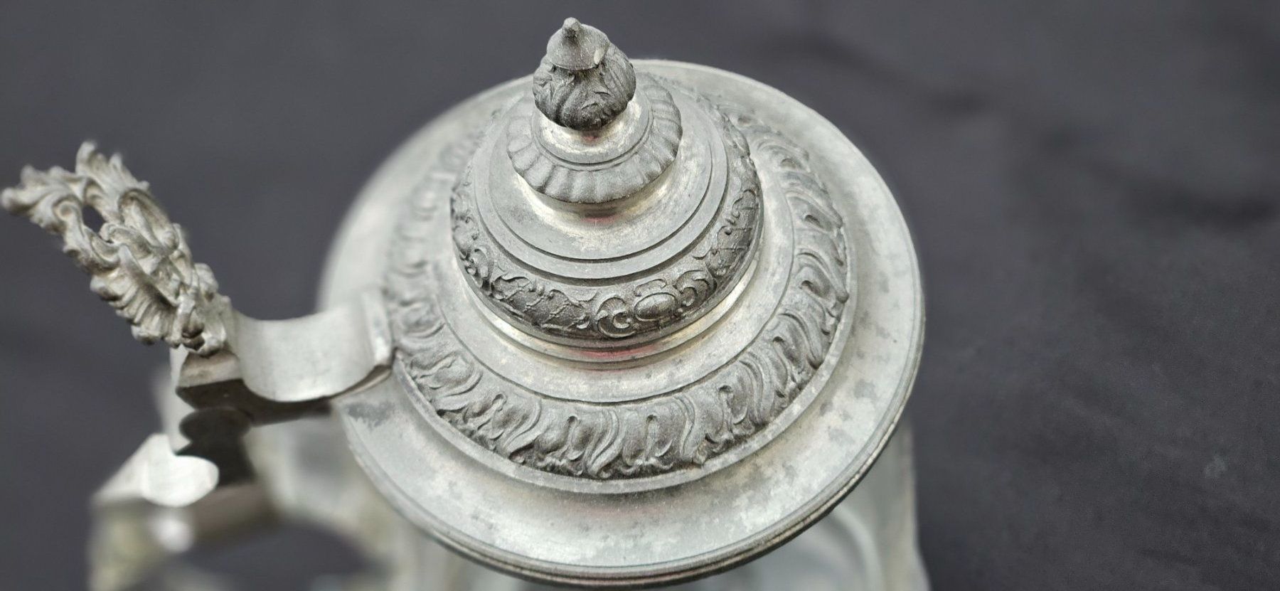Gläser: Vintage Bierglas mit Deckel – Gebraucht aus Meyriez von Zigzagzug 6