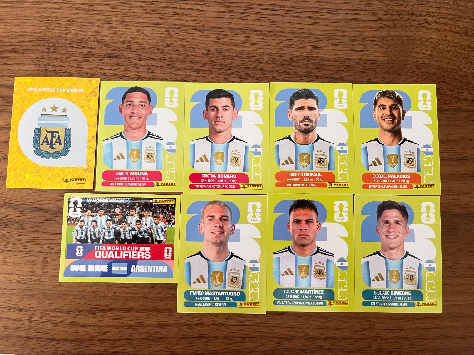 Panini Carte collezionabili: Panini WM 2026 Sticker Argentinien – Nuovo e nell'imballaggio originale da Luzern venduto da strandbar90