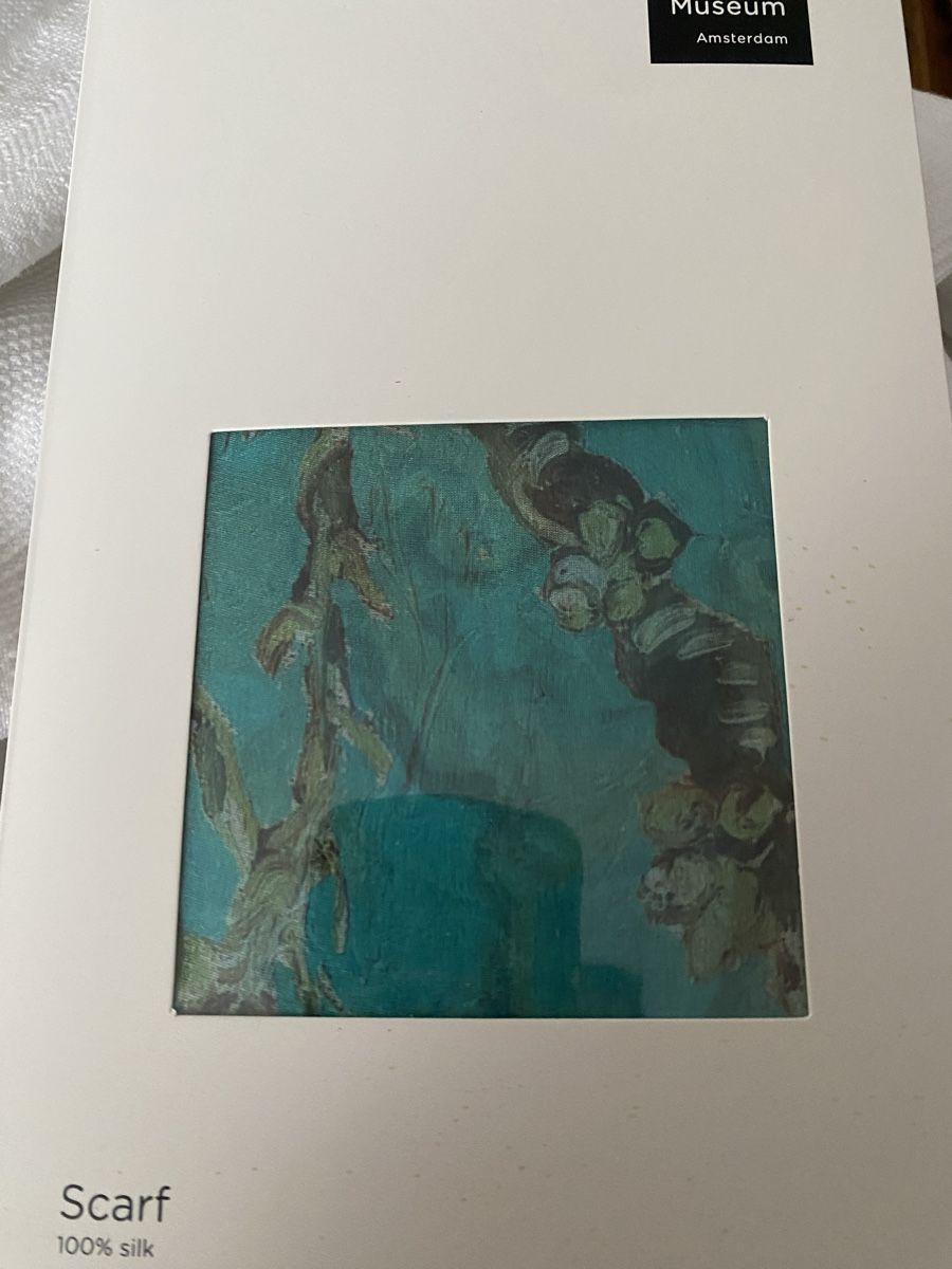 Foulard & Sciarpe: Seidentuch Van Gogh "Mandelblüte" neu – Nuovo e nell'imballaggio originale da Neerach venduto da VintageBox 1