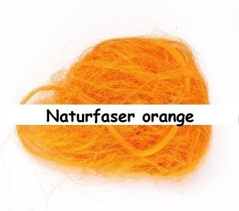 Bastelsets: Naturfaser orange – Neu (gemäss Beschreibung) aus Schlatt TG von kreativ-atelier