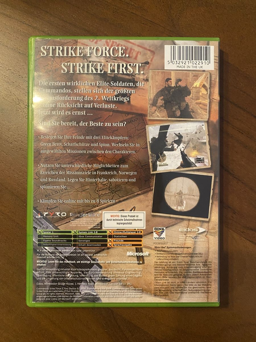 Microsoft Giochi: Commandos Strike Force für Xbox – Usato da Thunstetten venduto da Virus_33 2
