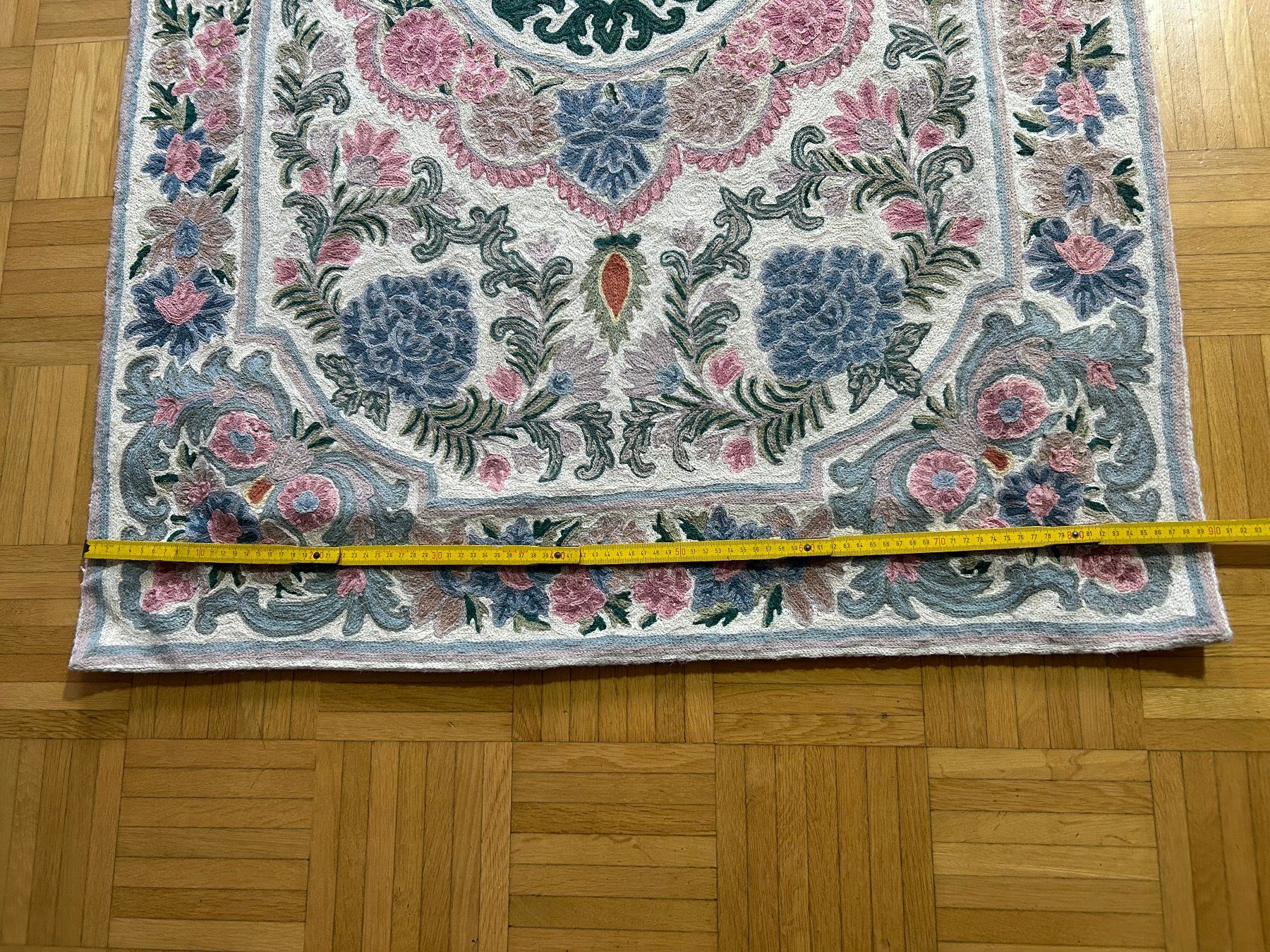 Tappeti: Schöner Blumenteppich, 147x91cm, Pastellfarben – Usato da Root venduto da msshop 1