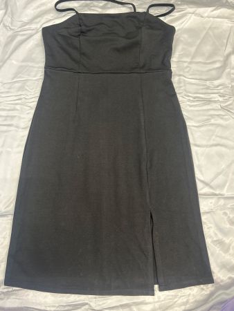 Cocktailkleid schwarz figurbetont Stretch Gr S NEU