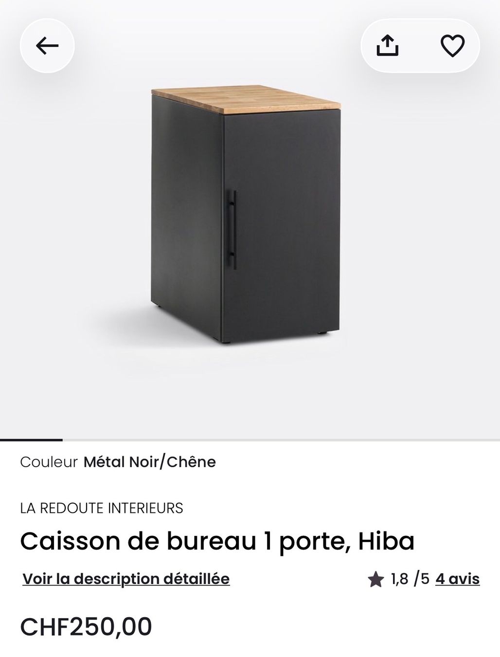 Scrivanie: Bureau design industriel avec étagère Hiba – Nuovo (secondo la descrizione) da Marsens venduto da Ultimatum 4