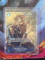 One Piece Card Game Portgas.D.Ace Charakter Karte guter Zust