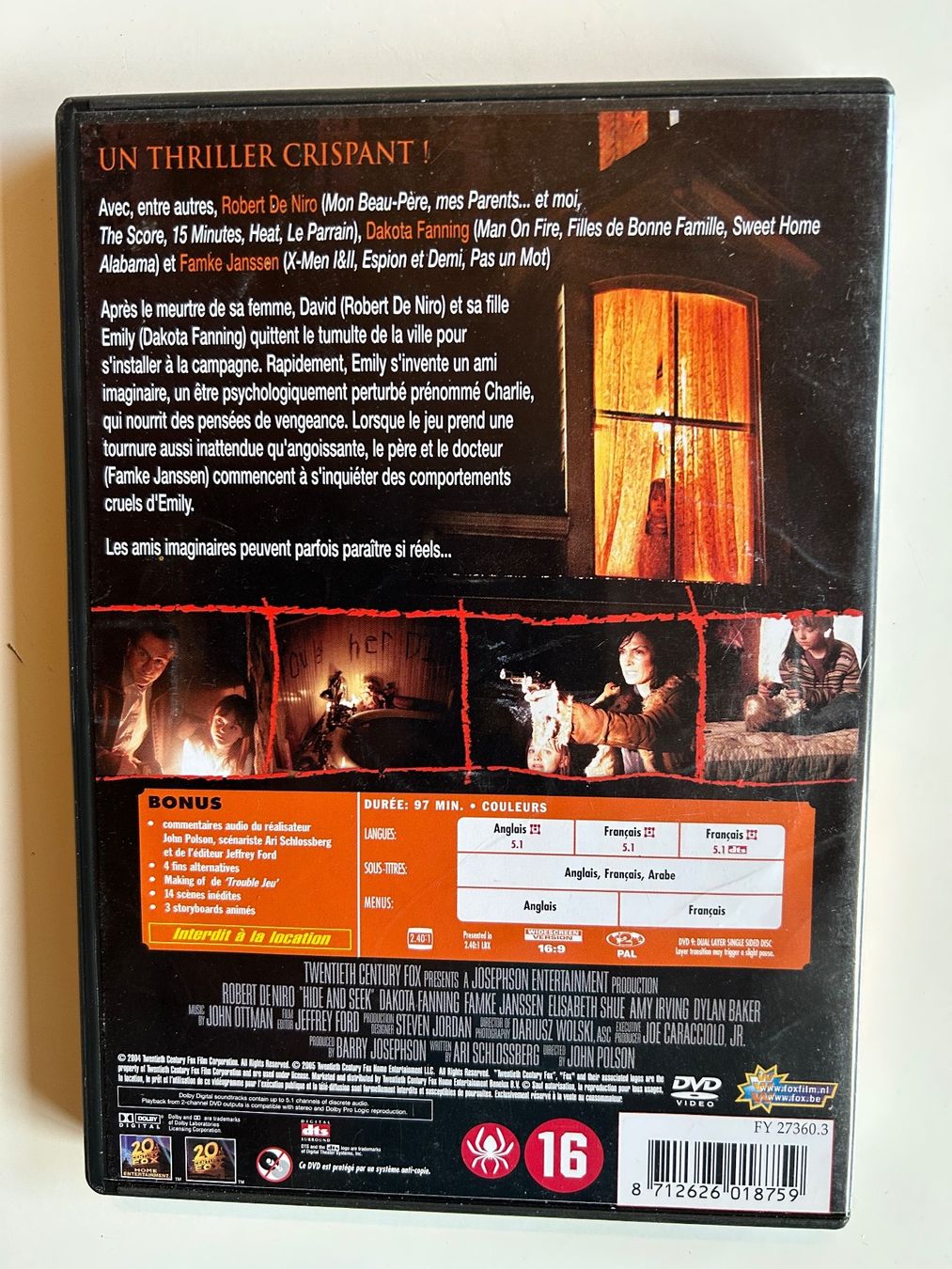 Tutti i DVDs: TROUBLE JEU (ROBERT DE NIRO) – Usato da St-Cierges venduto da Crisi53 1