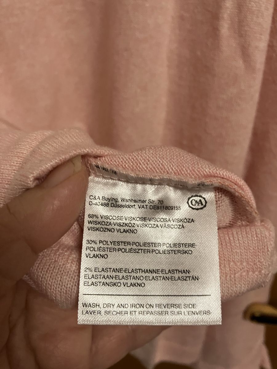 Pullover & Sweatshirts: Pull rose Emoji C&A, Taille 170/176, manches longues – Gebraucht aus Bex von epsonstylus 3