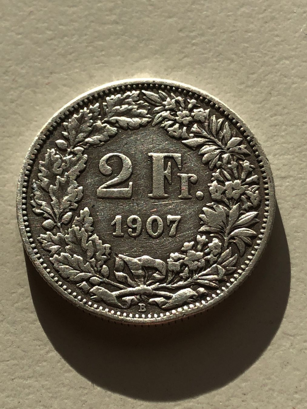 Toutes les monnaies: 2 Fr. 1907 – D'occasion à Schötz par Odpa