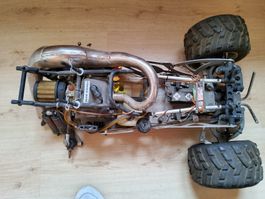 RC Auto, Fernsteuerung, Ersatzteile und viel Zubehör.