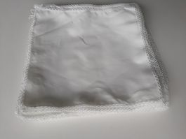 1 Stk. weisses Tuch, Taufkerzentuch, Hochzeitstuch