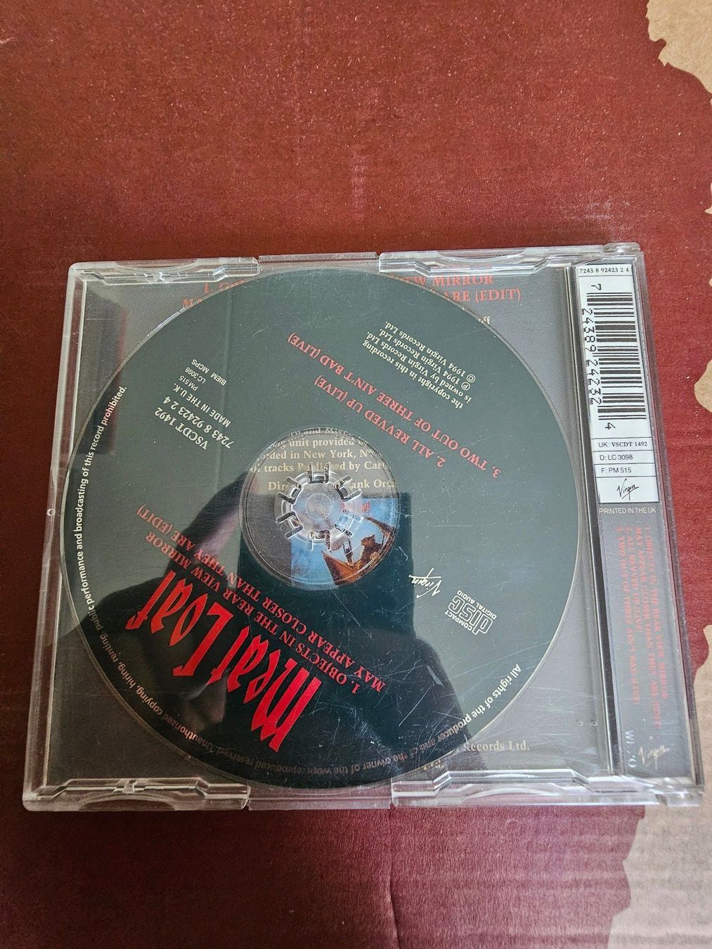 CD: CD Single - Meat Loaf – Objects In The Rear View Mirror... – Usato da Biberist venduto da Foolio0 1
