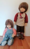 Puppen Geschwisterpaar - Mädchen ca. 45cm/Junge ca. 50cm