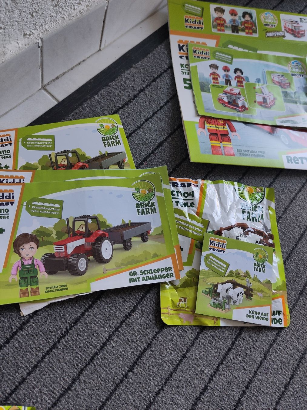 Kit di costruzioni: Q- Bricks, Klemmbausteine, grosses Set – Usato da Dettighofen Lengw. venduto da mai_75wt 5
