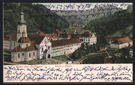 AK Fischingen, Kirche und Kloster, 1908