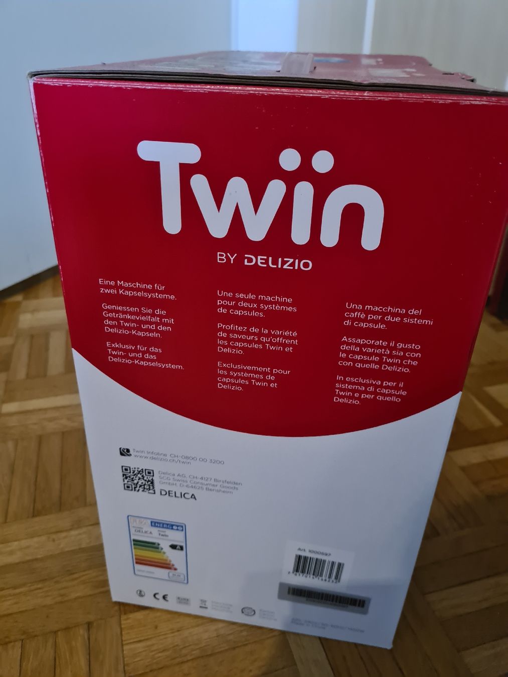 Delizio Kaffeemaschinen & Espressomaschinen: Twin Kapselmaschine, neu & ungebraucht – Neu und originalverpackt aus Zofingen von Milena_a 1