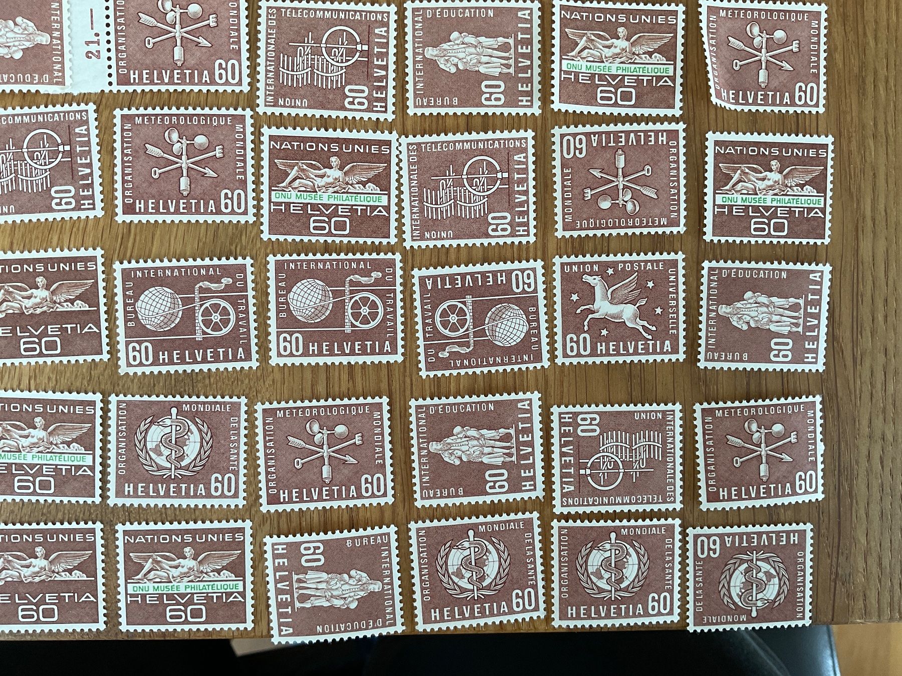 Tutti i francobolli: 60Fr Ämter Frankaturware ungestempelt postfrisch Sammlung – Nuovo (secondo la descrizione) da Wil SG venduto da Chefsugus 4
