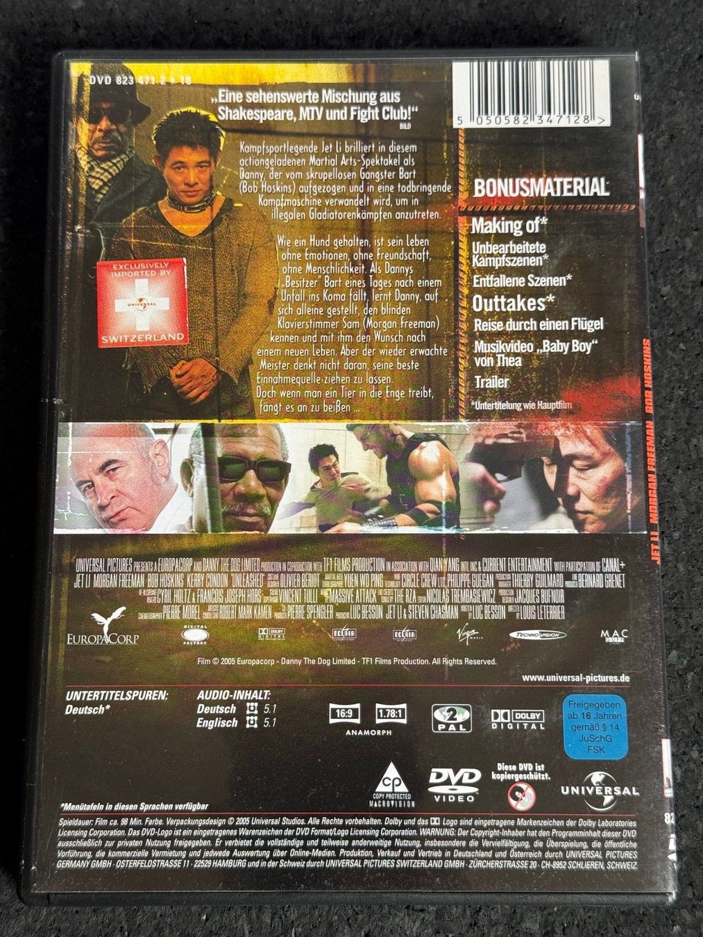 Alle DVDs: Unleashed "Entfesselt" DVD DE/EN "Zum Kämpfen geboren" – Gebraucht aus Fribourg von tschjoly 1
