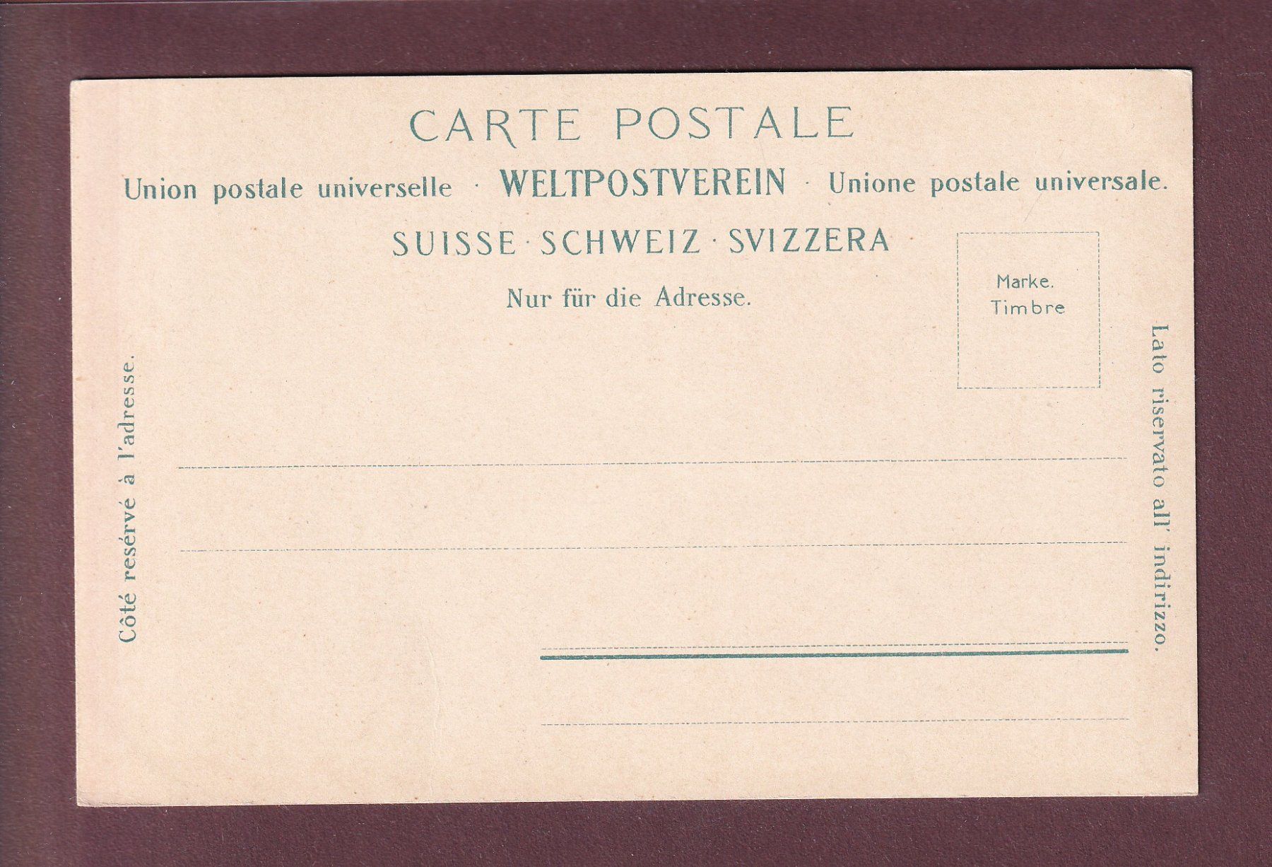 Ansichtskarten: TRÜMMELBACH - Untere Galerie – Gebraucht aus Pully von nicecards 1