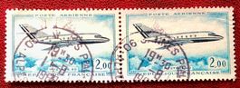 Briefmarken aus Frankreich Dassault Mystère 20  gestempelt