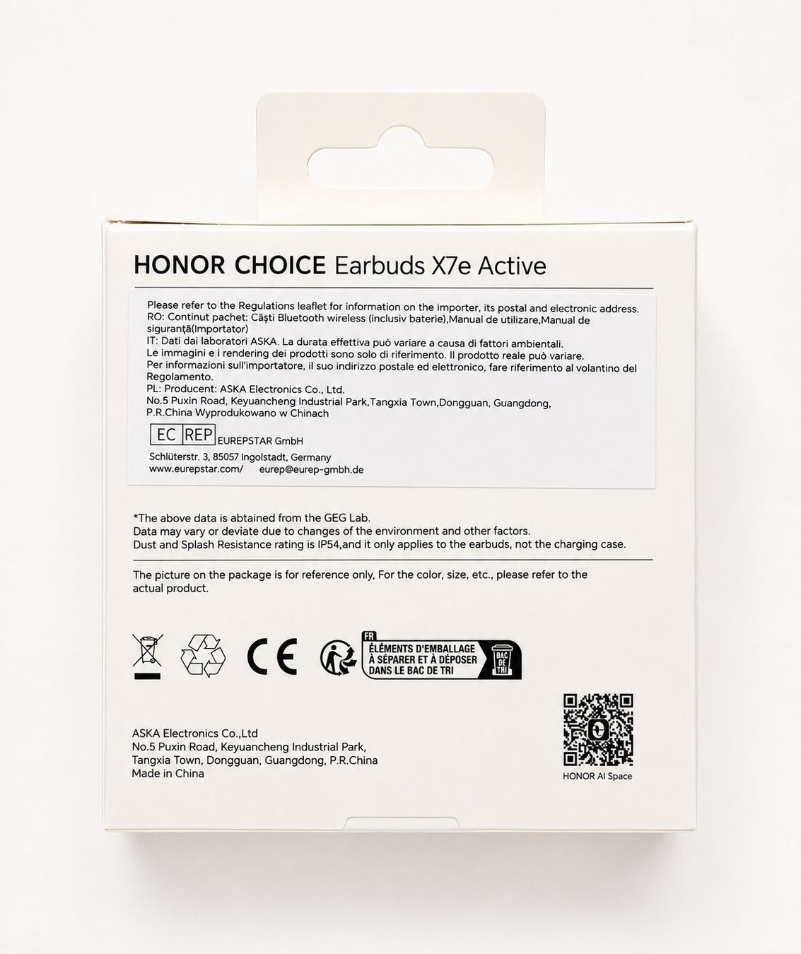 Honor Cuffie: HONOR CHOICE X7e Active Kopfhörer Earbuds - Neu – Nuovo e nell'imballaggio originale da Soyhières venduto da Spartan117 1