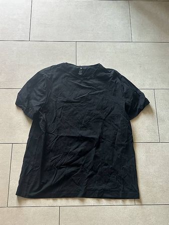 schwarzes T-shirt Herren H&M