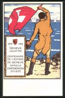 Genève, Centenaire Entrée Confédération, 1914