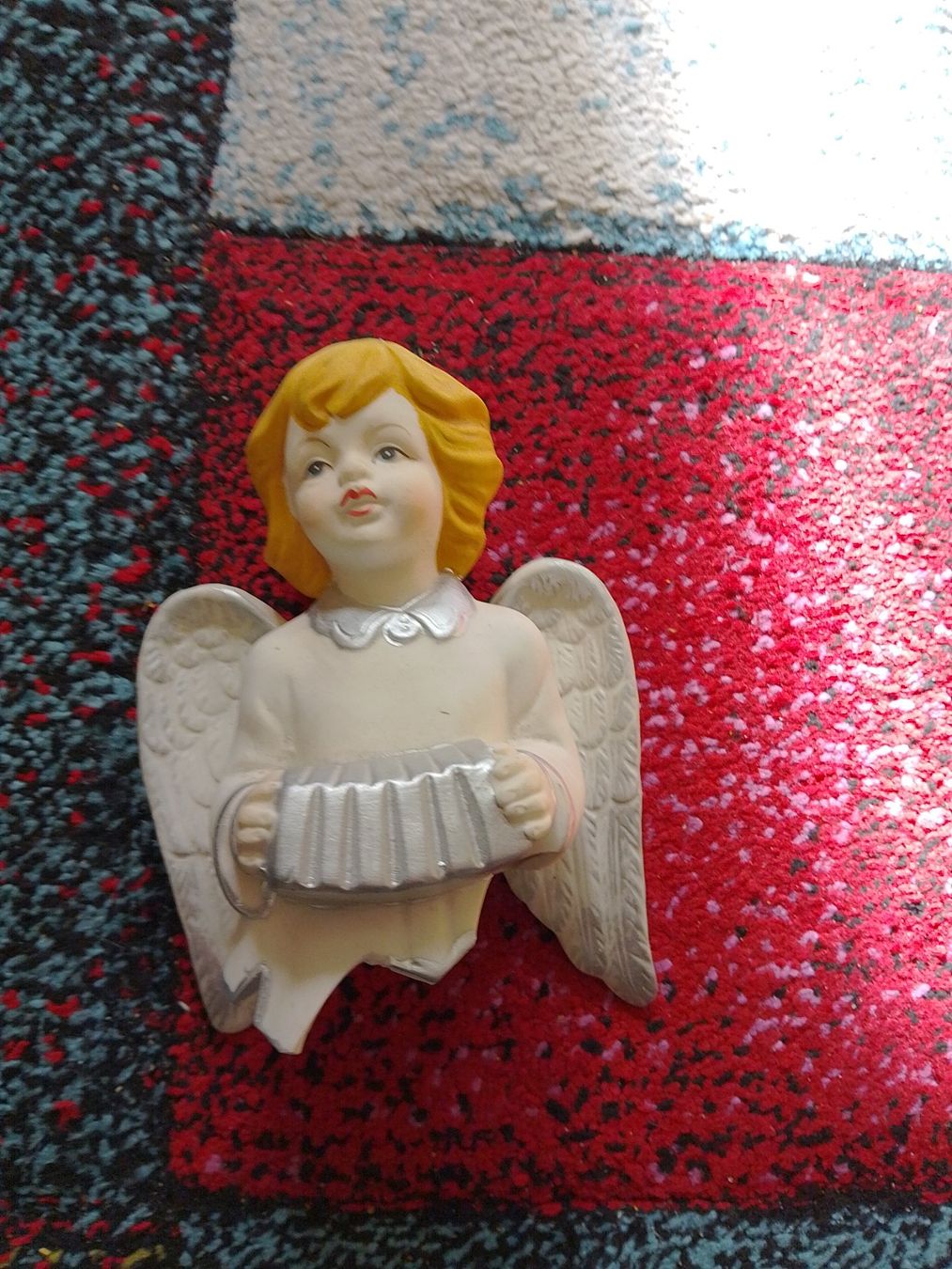 Statuette: Engel mit Handorgel – Usato da Weinfelden venduto da PaterPio1968
