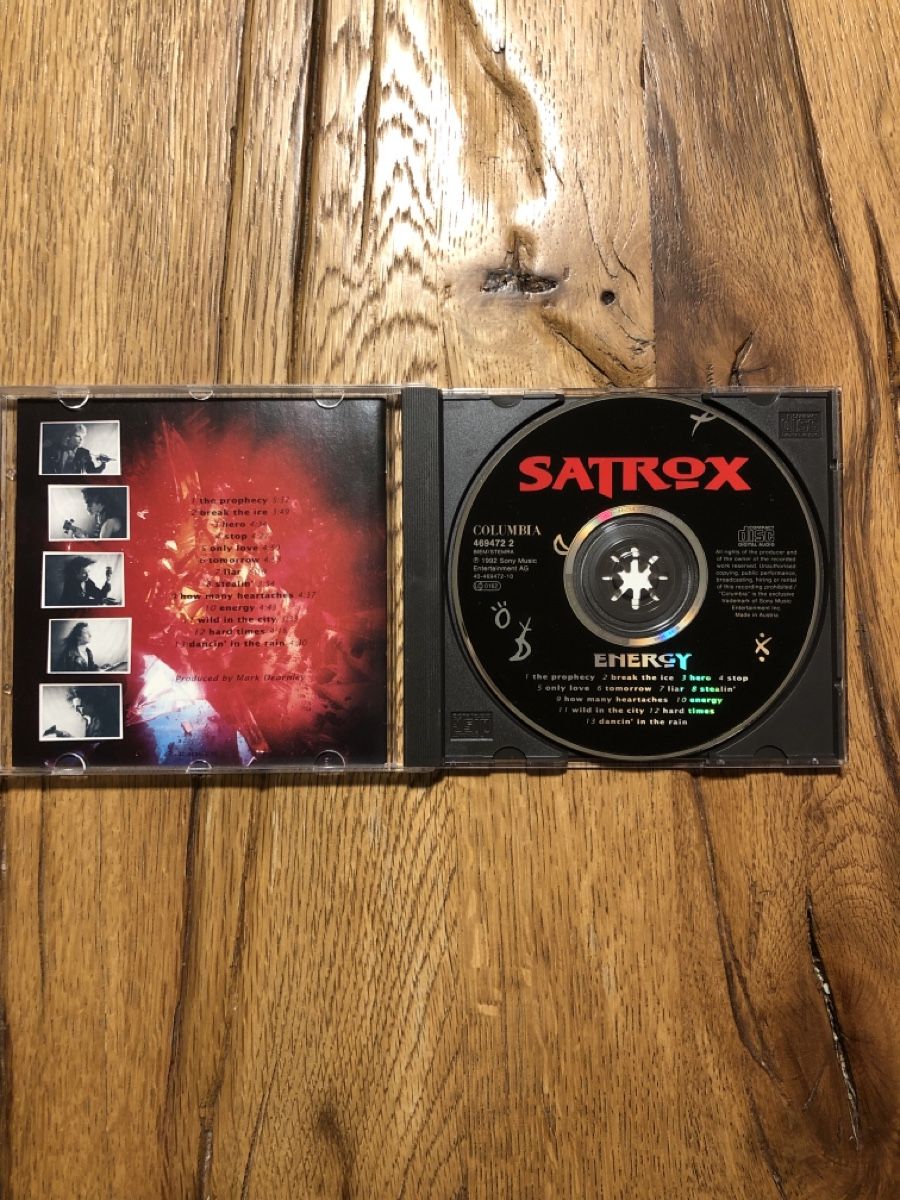 CD: Satrox - Energy (1992) – Usato da Embrach venduto da rocky84 1