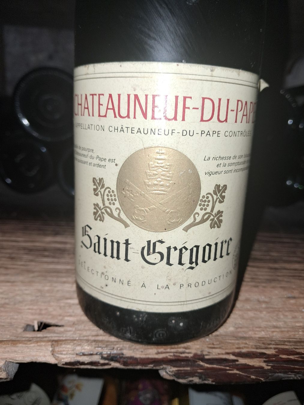Wein: Châteauneuf-du-Pape cuvée Saint Grégoire 1982 – Neu und originalverpackt aus Le locle von juliensaran 1