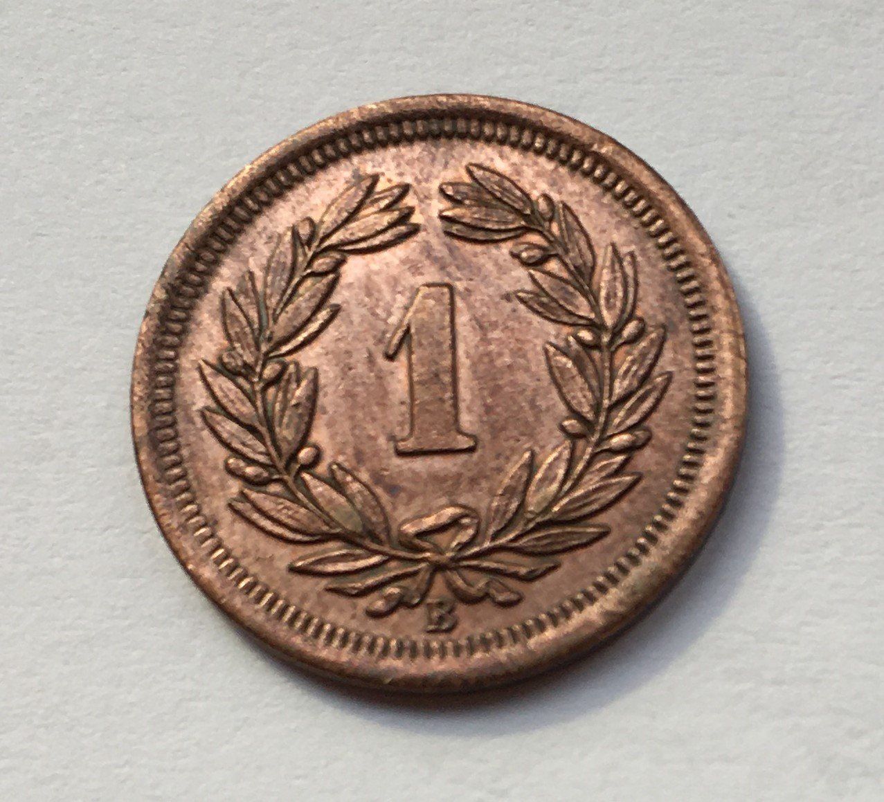 Tutti le monete: 1894 1 Rappen -unz – Usato da Kirchberg SG venduto da Zenhad69 1