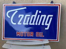 Original Trading Motor Oil Emailschild Top !!!