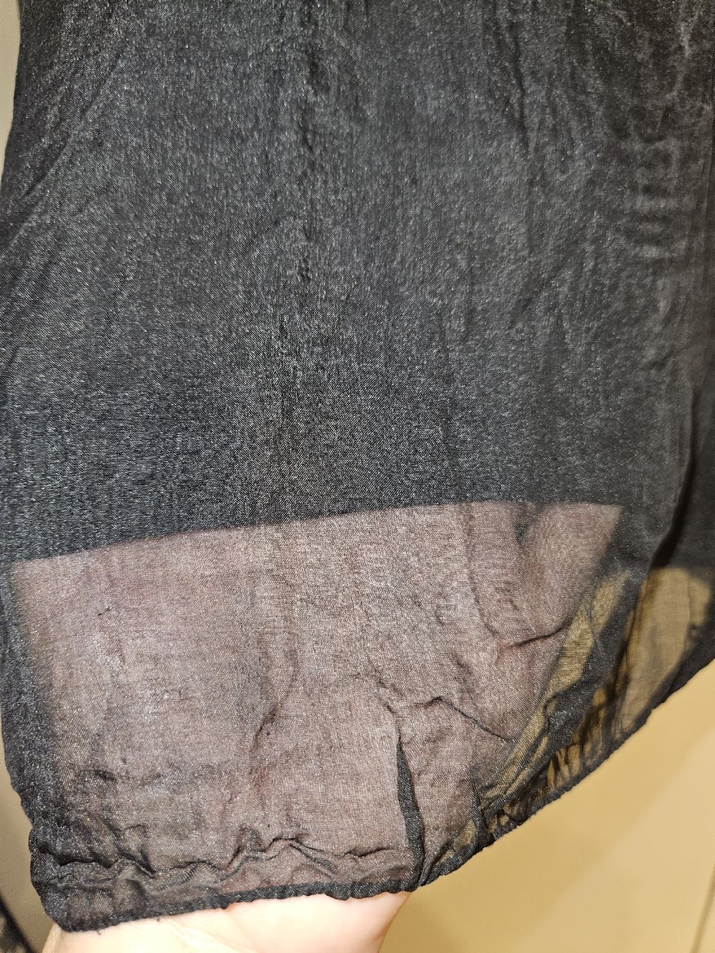 Camicette: Damen Bluse schwarz - Obermaterial Seide – Usato da Rheineck venduto da Eulalia40 2