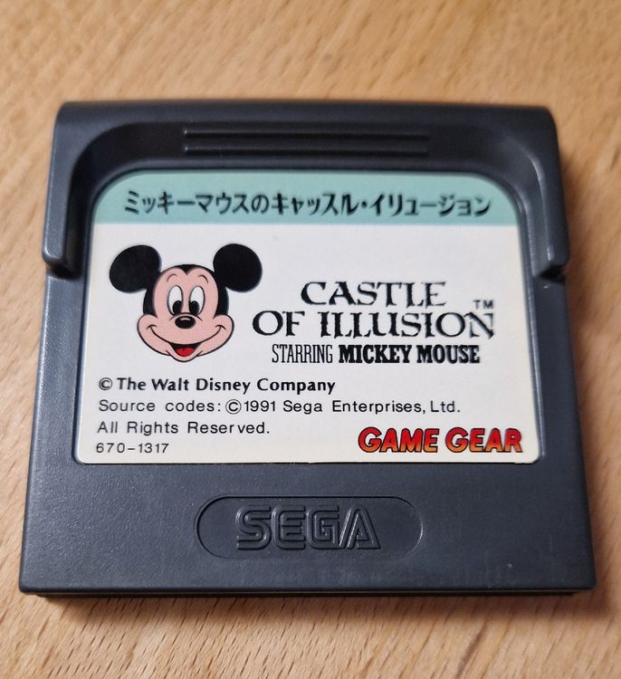 Sega Game Gear Castle of Illusion Starring Mickey Mouse (Gebraucht) in ...