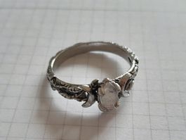 Ring mit Zirkonia, 2.7g, size 9 (59)