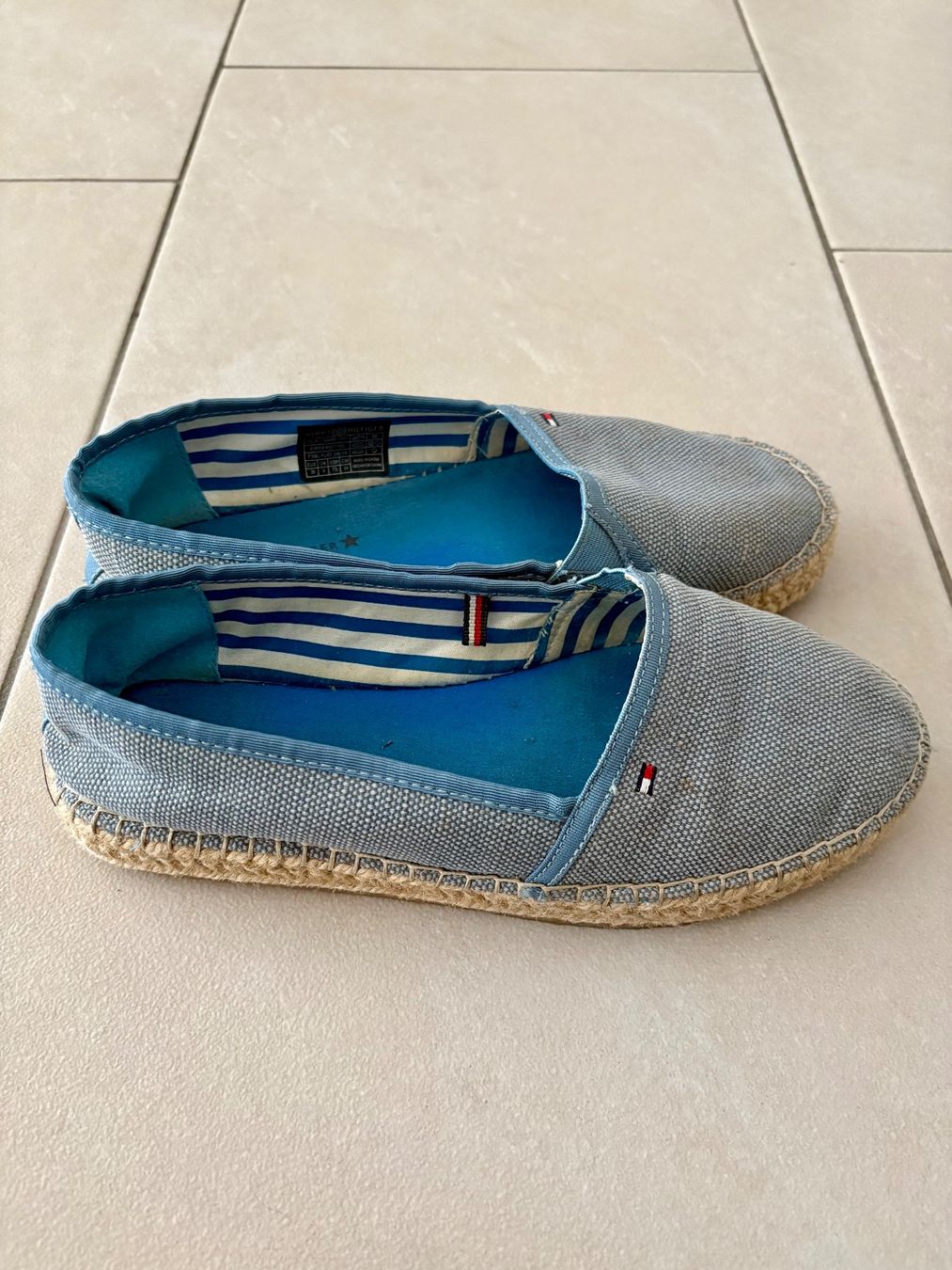 Tommy Hilfiger Scarpe da donna: Tommy Hilfiger Espadrille blau – Usato da Frauenfeld venduto da alexa_6408