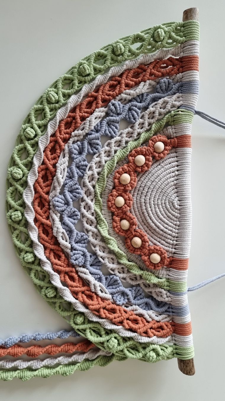 Toutes les décorations: Makramee Wanddekoration, Handmade – Neuf avec emballage d'origine à Balgach par Patty04
