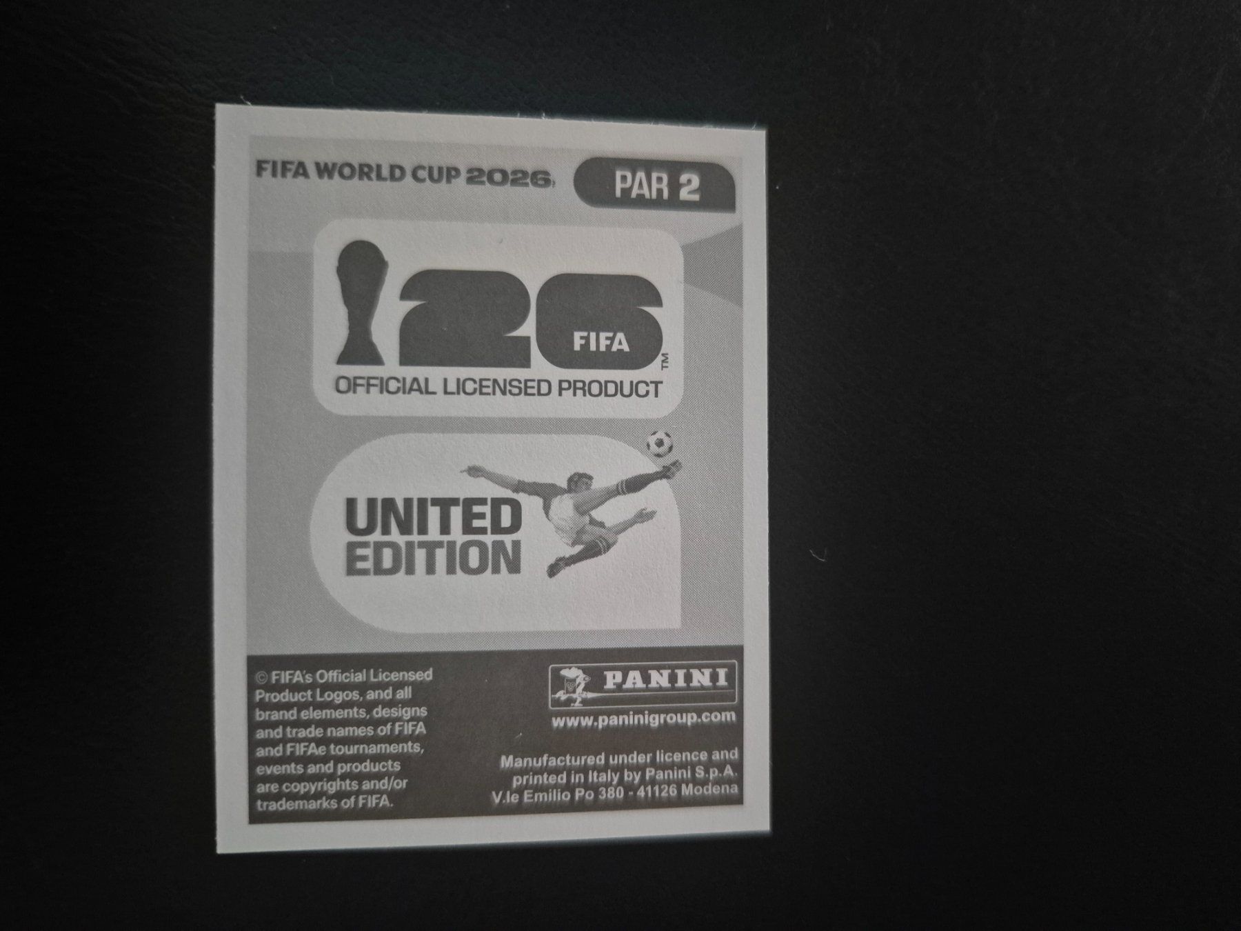 Panini Sammelbilder & Trading cards: Panini WM 26 PAR 2 – Neu (gemäss Beschreibung) aus Rorschacherberg von AJ3108 1
