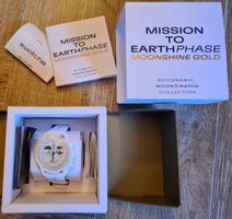 Swatch Omega Moonswatch Mission to Earthphase Moonshine Gold