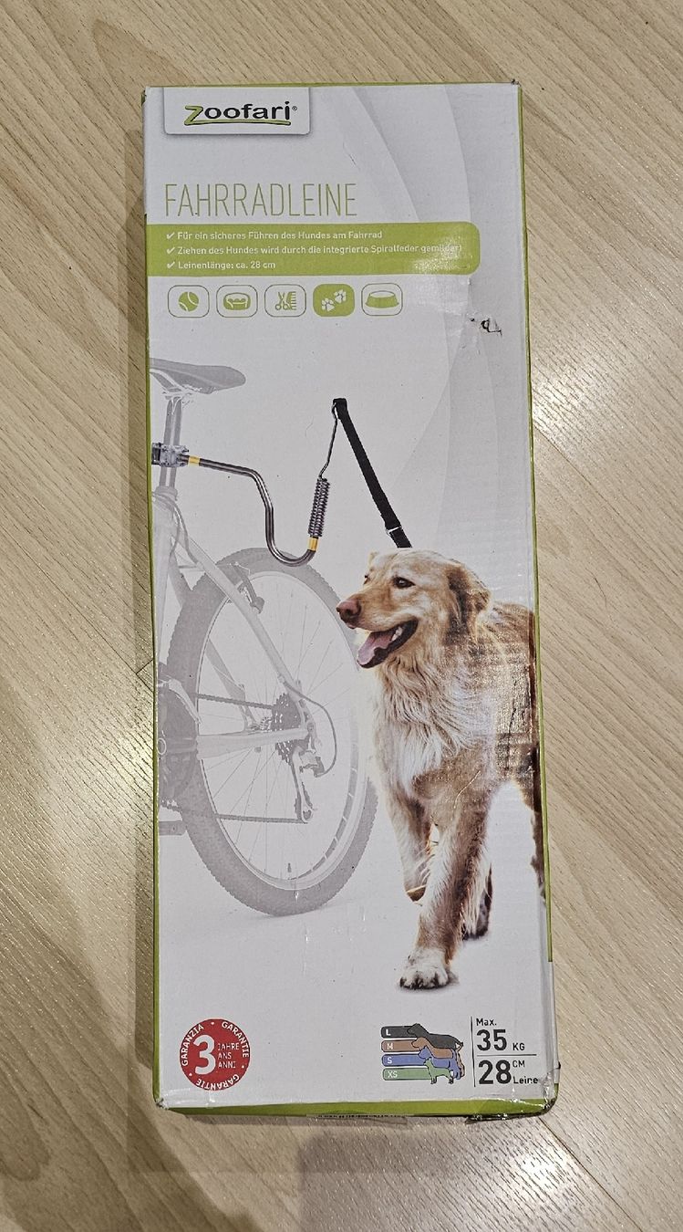 Leine & Halsband: Hunde- Fahrradleine – Neu und originalverpackt aus Fehraltorf von Sumin