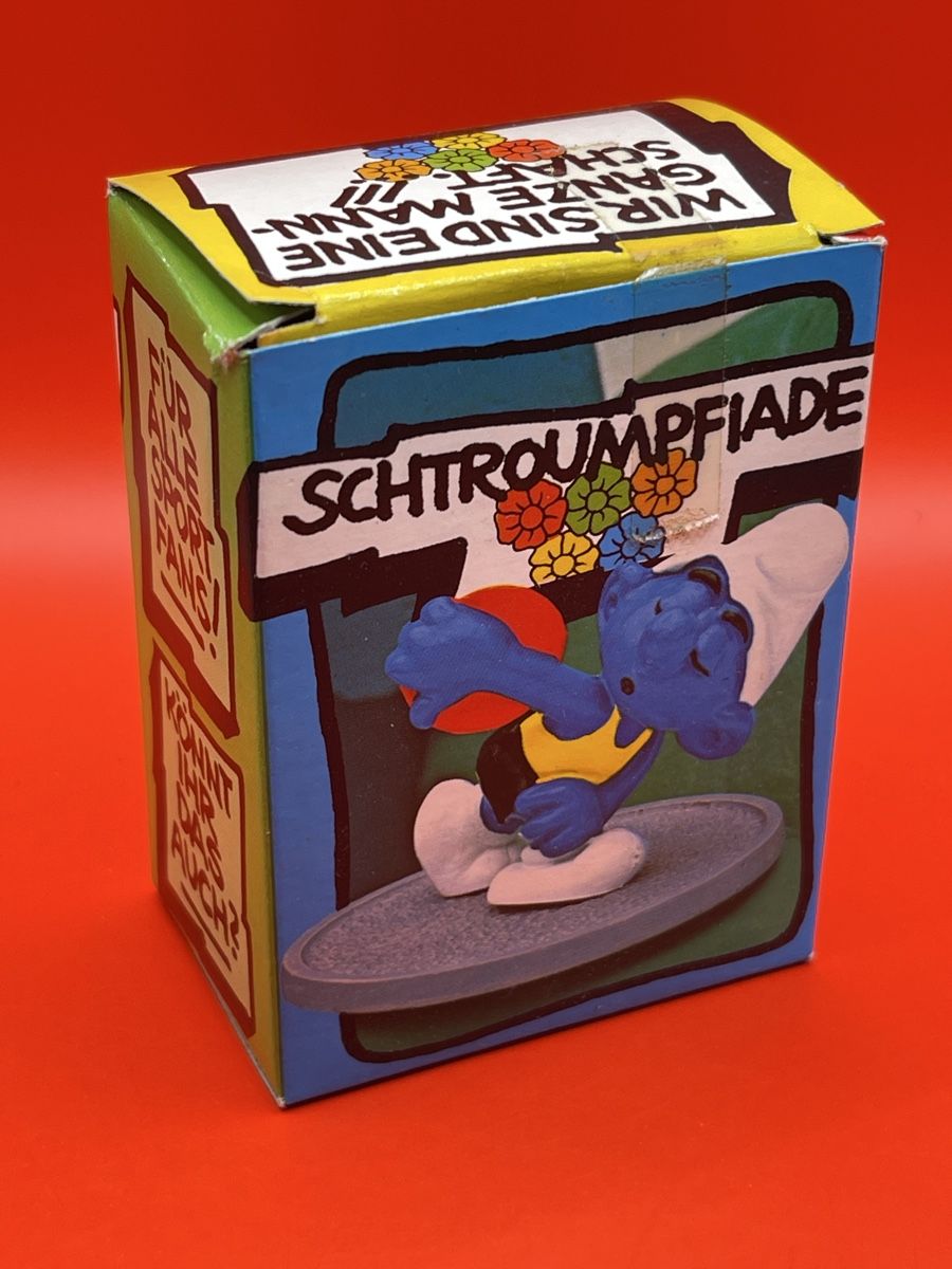 Schleich Figuren: Schleich 40503 Superschlumpf Diskuswerfer – Gebraucht aus Nunningen von HTH70