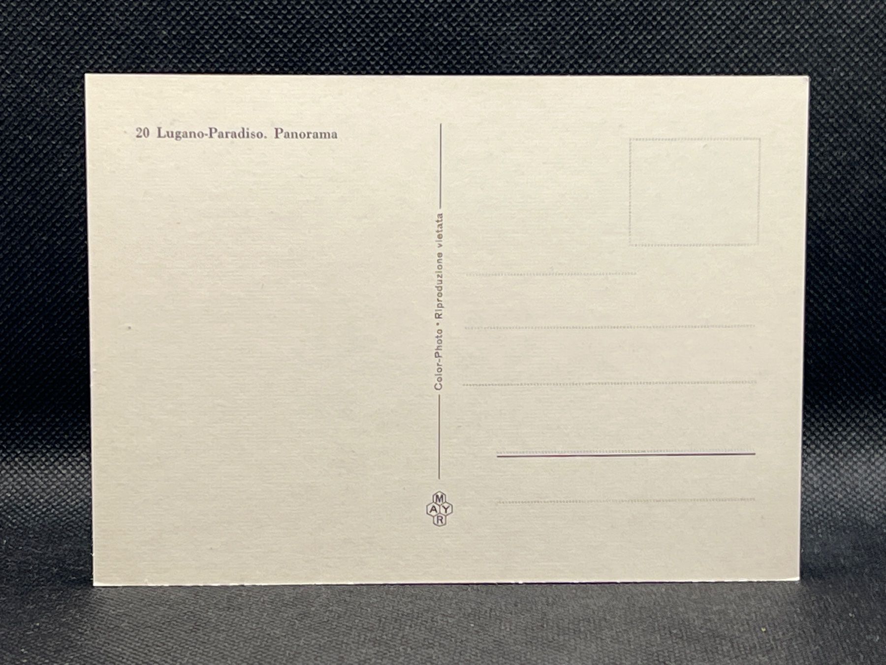 Cartoline postali: Lugano-Paradiso, Panorama – Usato da Widnau venduto da Brusi9 1