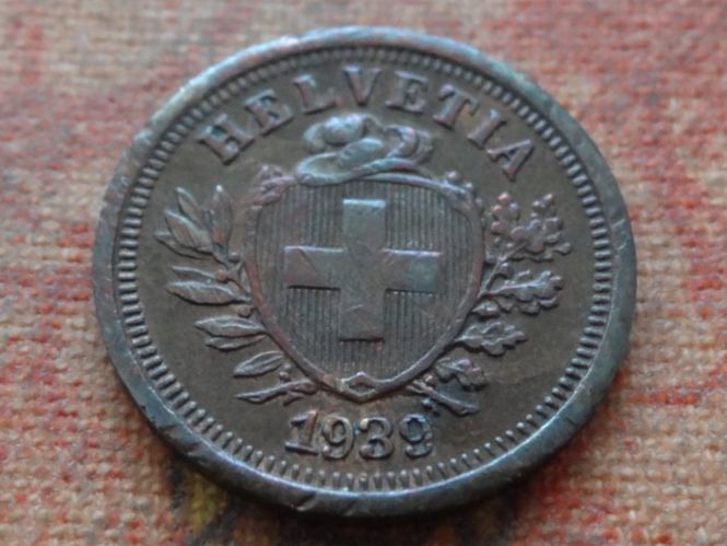 Tutti le monete: 1 Rp. 1939   (A) – Usato da Romanel-sur-Lausanne venduto da Swift13