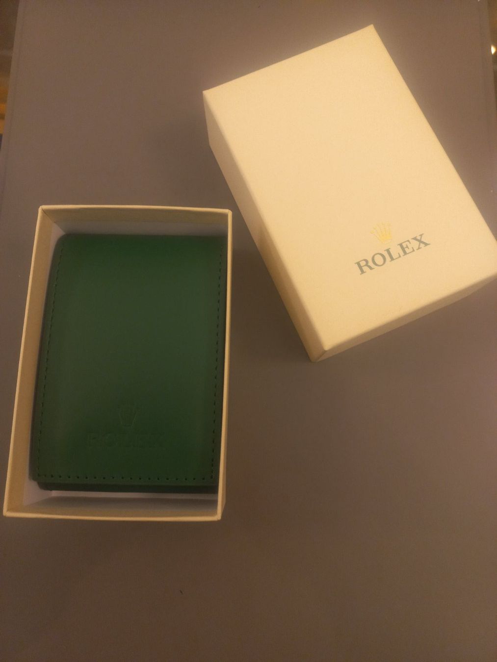Boîtes de montres: ROLEX BOX MIT LEDERETUI – Neuf (Voir description) à Lugano par Montarina 1