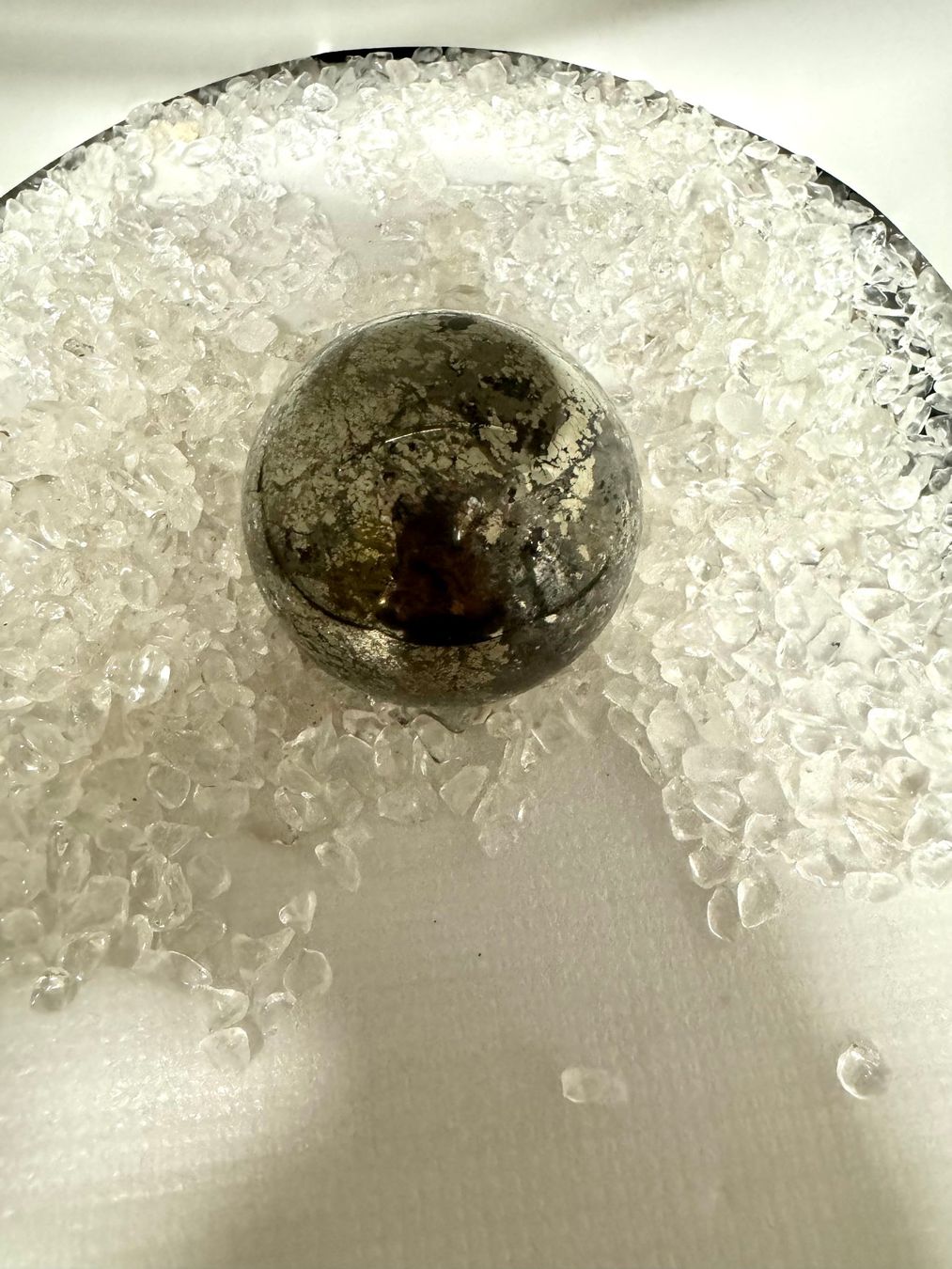 Mineralien & Heilsteine: Kugel Pyrit – Neu (gemäss Beschreibung) aus Biberist von Steine 1